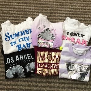 Girls t-shirts 5/6